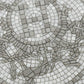 Mosaïque au 24 silver sushi plate